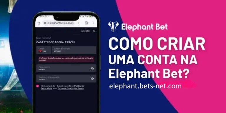 Como Criar Conta na Elephant Bet?